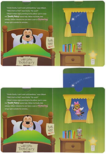 Disney Growing Up Stories with Goofy  First Loose Tooth!  Peekaboo PullTabs Included!  PI Kids,Used