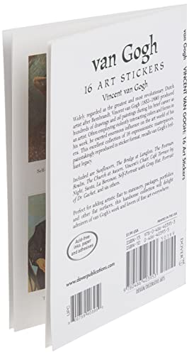 Van Gogh: 16 Art Stickers (Dover Art Stickers),New