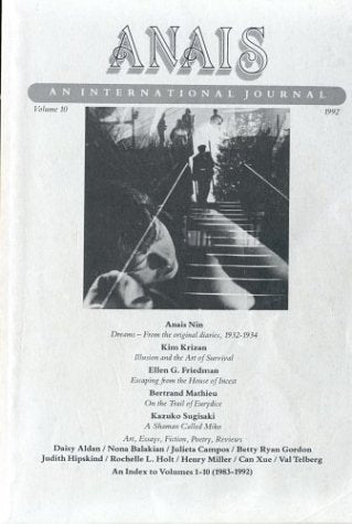 Anais An International Journal: Vol. 10, 1992,New