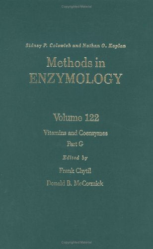 Vitamins And Coenzymes, Part G (Volume 122) (Methods In Enzymology, Volume 122),Used