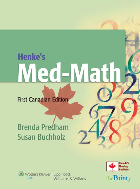 Henke'S Medmath,Used