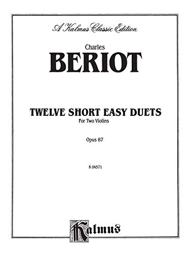 Twelve Short Easy Duets, Op. 87 (Kalmus Edition),Used