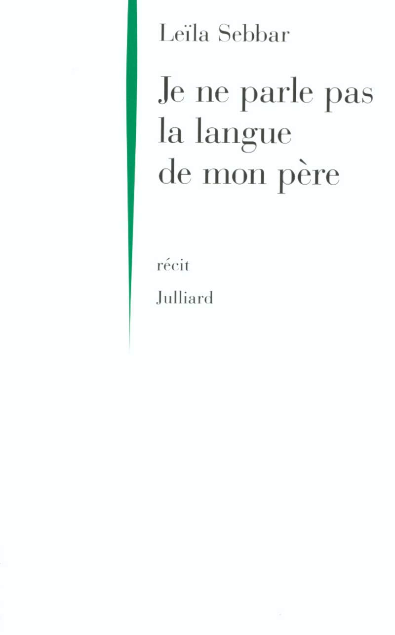 Je ne parle pas la langue de mon pre,Used