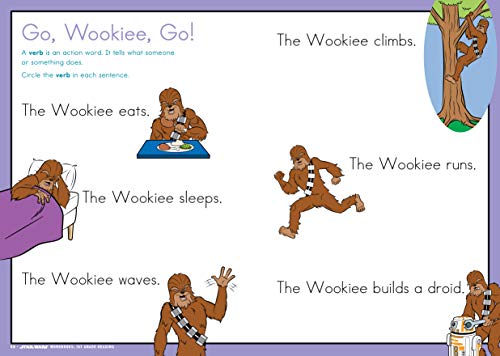 Star Wars Workbook: 1St Grade Reading (Star Wars Workbooks)-used