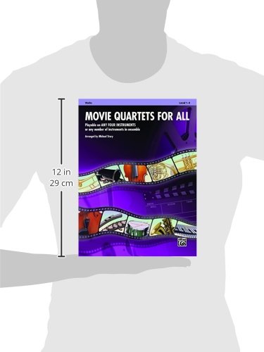 Movie Quartets for All: Violin (For All Series),Used