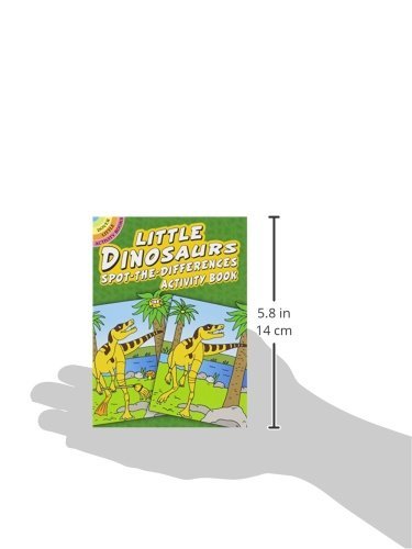 Little Dinosaurs SpottheDifferences Activity Book (Dover Little Activity Books: Dinosaurs),New