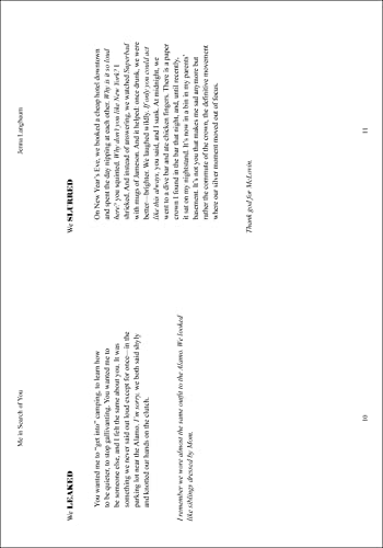 Me in Search of You: I promise there's more to it.,Used