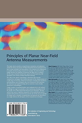 Principles of Planar NearField Antenna Measurements (Electromagnetic Waves),Used