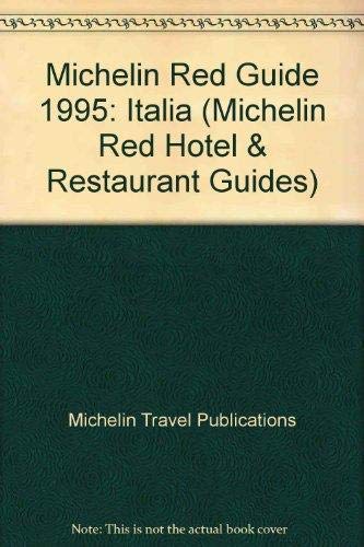 Michelin Red Guide: Italia 1995/675,Used