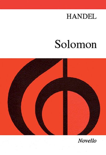 Solomon: Vocal Score,New