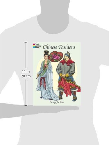 Chinese Fashions Coloring Book (Dover Fashion Coloring Book),Used
