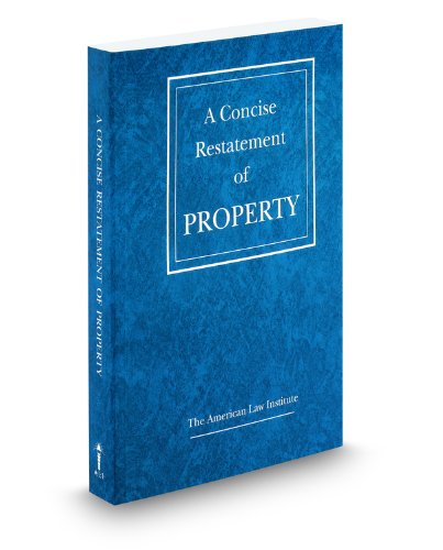 A Concise Restatement of Property,Used