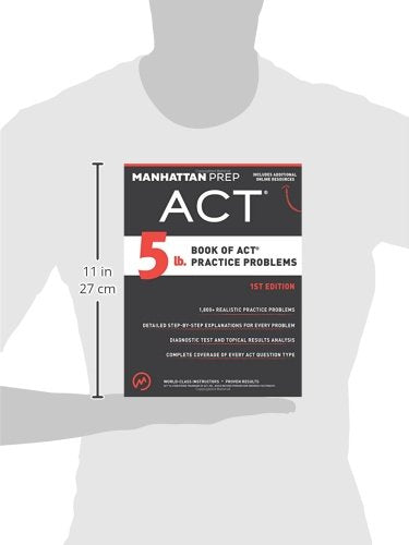 5 lb. Book of ACT Practice Problems,New