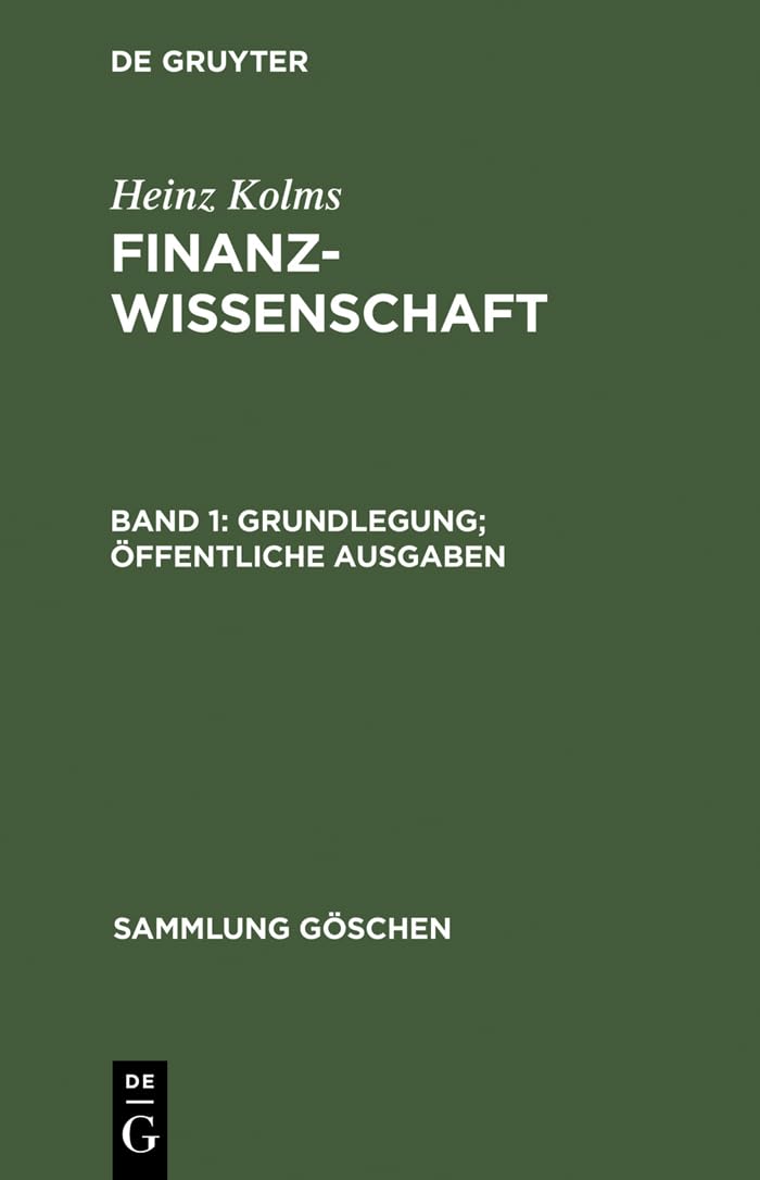 Grundlegung. ffentliche Ausgaben (Sammlung Gschen, 6148) (German Edition),New