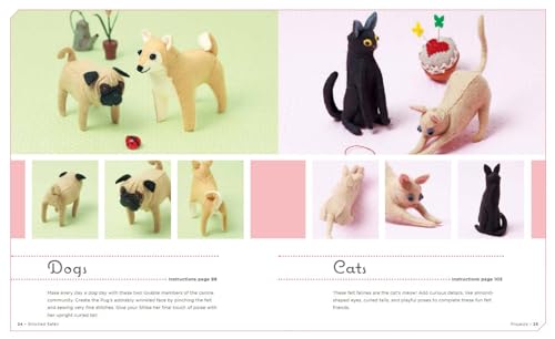 Stitched Safari: 18 adorable animals to make with felt,New