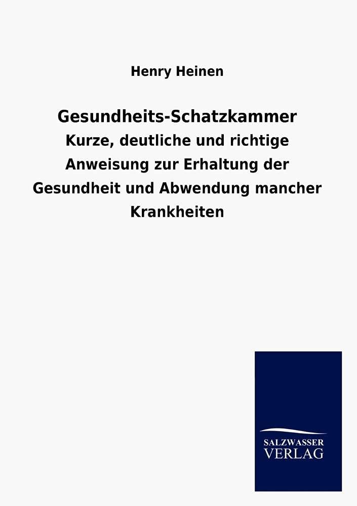 GesundheitsSchatzkammer (German Edition),Used