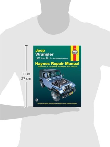 Cengage Learning Jeep Wrangler 1987  2011 Repair Manual,Used