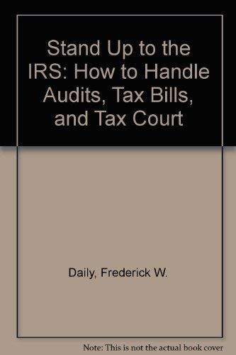 Stand Up to the Irs How to Handle Audit,Used