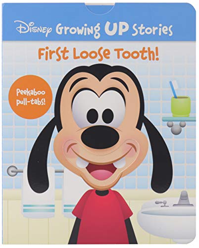 Disney Growing Up Stories with Goofy  First Loose Tooth!  Peekaboo PullTabs Included!  PI Kids,Used