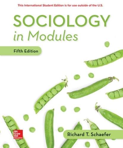 Sociology In Modules 5th Edition,Used