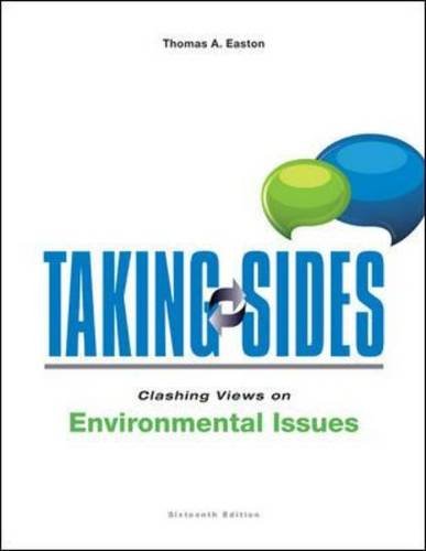 Taking Sides: Clashing Views on Environmental Issues,Used
