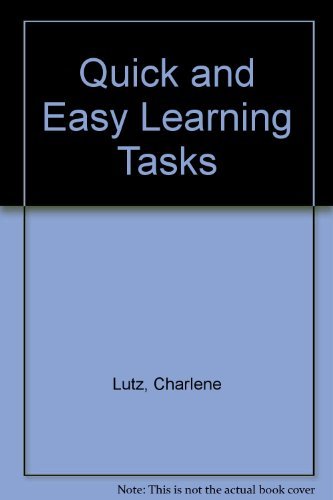 Quick and Easy Learning Tasks,Used