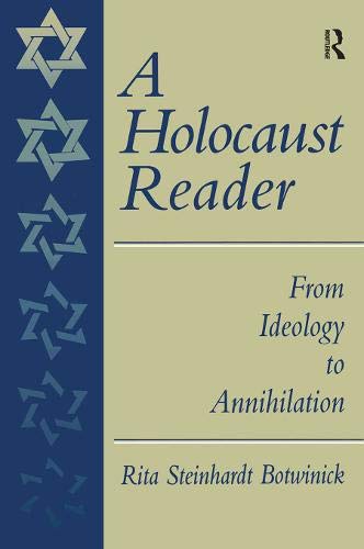 A Holocaust Reader: From Ideology to Annihilation,Used