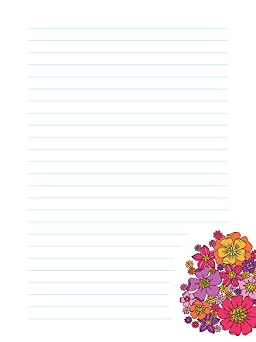 Notebook Doodles Flowers Journal: Lined Journal (Quiet Fox Designs) You Are Beautiful! 128 Page Personal Diary for Tweens featur,Used