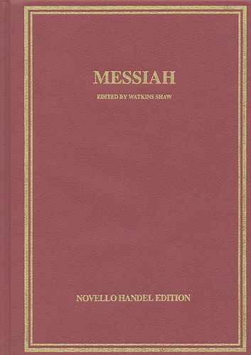 Messiah: Vocal Score Hardcover,Used