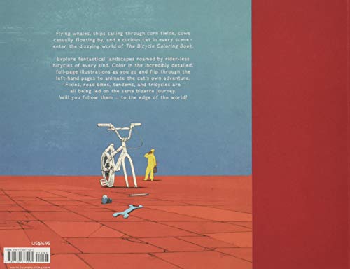 The Bicycle Coloring Book: Journey to the Edge of the World,Used