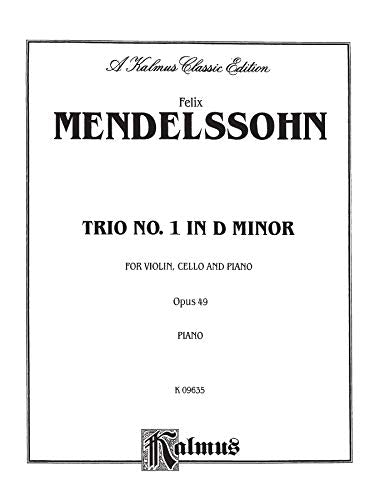 Trio in D Minor, Op. 49 (Kalmus Edition),Used