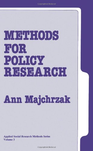 Methods For Policy Research (Applied Social Research Methods),Used