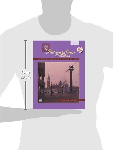 26 Italian Songs and Arias: Medium High Voice, Book & CD,Used