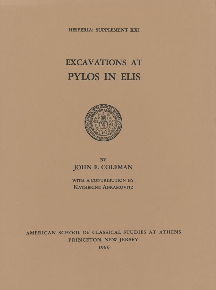 Excavations at Pylos in Elis (Hesperia Supplement),Used