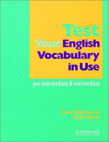 Test Your English Vocabulary In Use: Preintermediate And Intermediate,Used