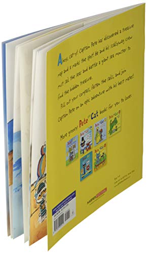 Pete the Cat and the Treasure Map: Includes Over 30 Stickers!,Used