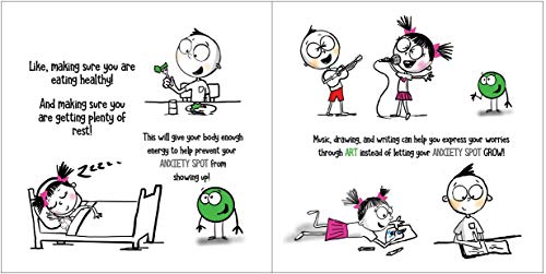 A Little Spot of Anxiety: A Story About Calming Your Worries ((Inspire to Create A Better You!)),Used