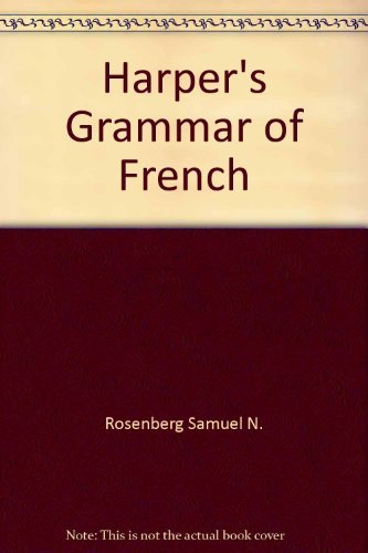 Harper'S Grammar Of French,Used