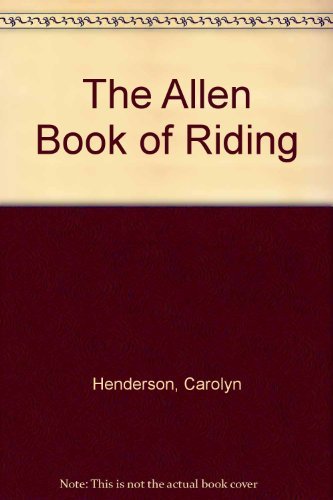Allen Book of Riding,Used