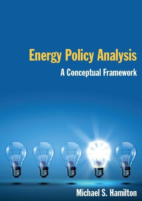 Energy Policy Analysis: A Conceptual Framework,Used