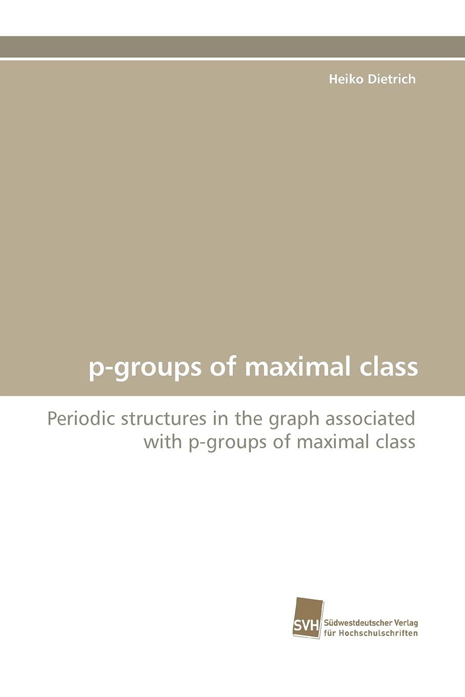 pgroups of maximal class: Periodic structures in the graph associated with pgroups of maximal class,Used