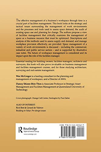 Facilities Management and the Business of Space,Used