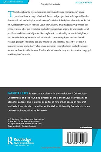 Essentials Of Transdisciplinary Research (Qualitative Essentials) (Volume 6),New