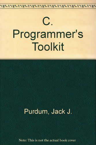 C Programmer'S Toolkit,Used