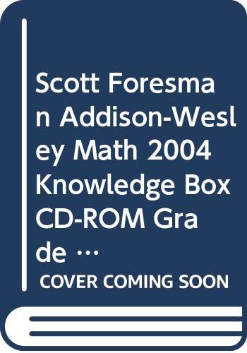 Scott Foresman AddisonWesley Math 2004 Knowledge Box CDROM Grade 1,Used