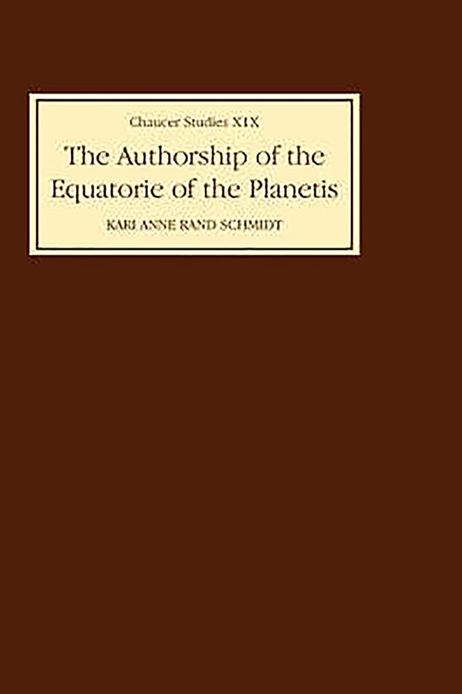 The Authorship Of The Equatorie Of The Planetis (Chaucer Studies),Used