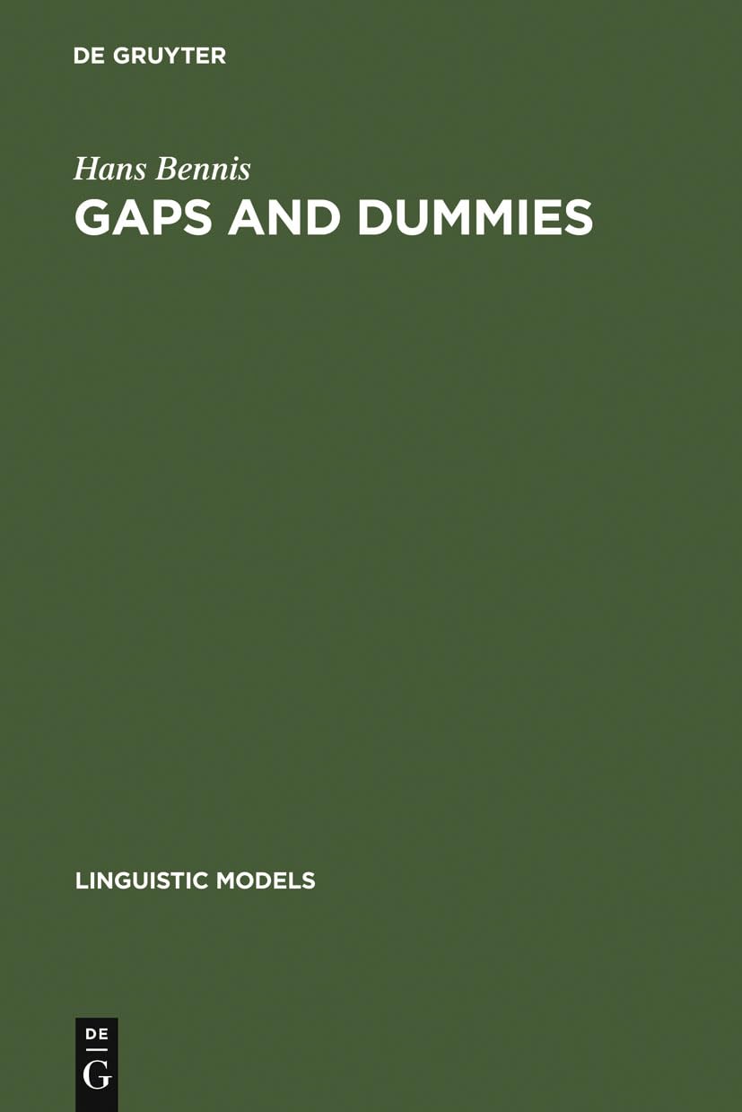 Gaps and Dummies (Linguistic Models, 9),Used