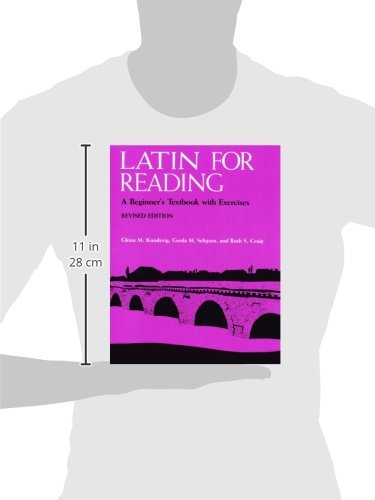 Latin For Reading: A Beginner'S Textbook With Exercises,Used