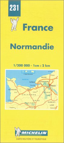 Michelin Normandie (Normandy), France Map No. 231,Used