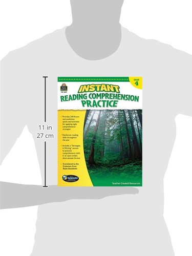 Instant Reading Comprehension Practice Grade 4,Used
